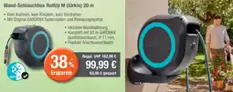 CITTI Markt GARDENA Wand-Schlauchbox RollUp M (türkis) 20 m Angebot