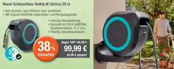 CITTI Markt GARDENA Wand-Schlauchbox RollUp M (türkis) 20 m Angebot