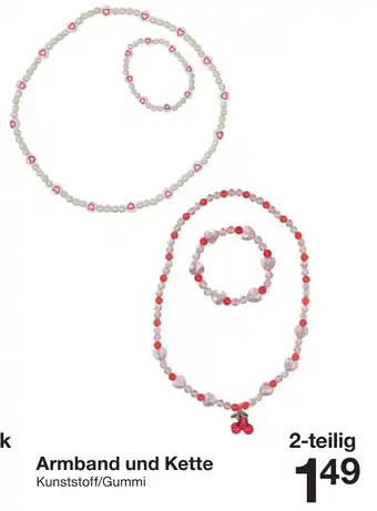 Zeeman Armband und Kette 5er-Pack Angebot