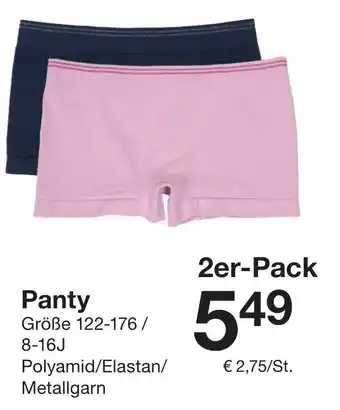 Zeeman Panty 2er-Pack Angebot