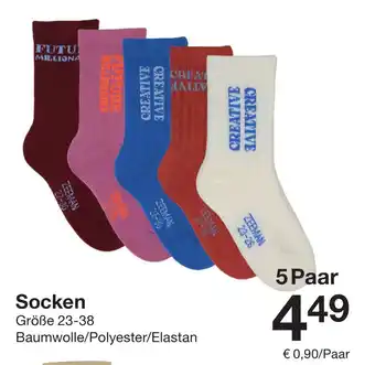 Zeeman Socken 5 Paar Angebot