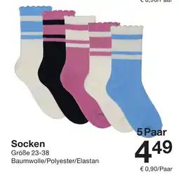Zeeman Socken 5 Paar Angebot