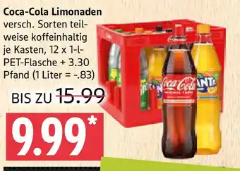 Marktkauf Coca-Cola Limonaden Angebot