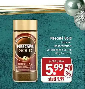 Wasgau Nescafé Gold Angebot