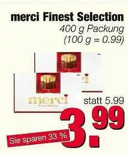 Edeka Scherer Merci Finest Selection Angebot