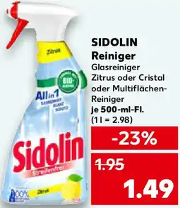 Kaufland SIDOLIN Reiniger Angebot