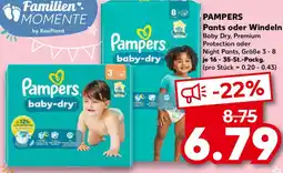 Kaufland PAMPERS Pants oder Windeln Angebot