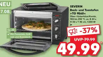 Kaufland SEVERIN Back- und Toastofen TO 9560 Angebot