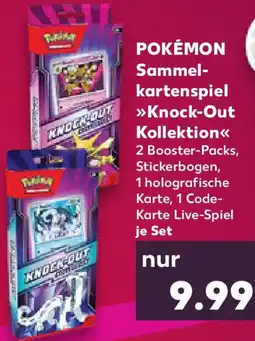 Kaufland POKÉMON Sammelkartenspiel Knock-Out Kollektion Angebot
