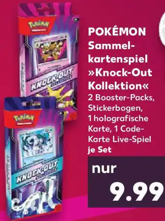 Kaufland POKÉMON Sammelkartenspiel Knock-Out Kollektion Angebot