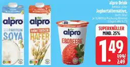 Edeka alpro Drink oder Joghurtalternative Angebot