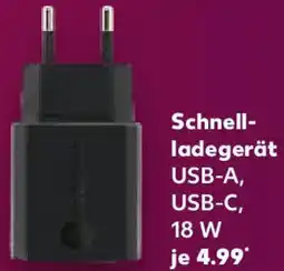 Kaufland SWITCH ON Schnellladegerät Angebot