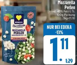 Edeka EDEKA Herzstücke Mozzarella Perlen Angebot