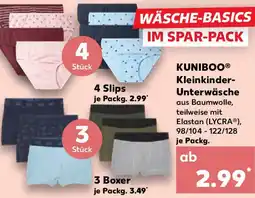 Kaufland KUNIBOO Kleinkinder Unterwäsche Angebot