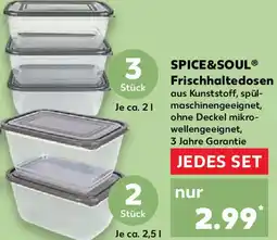 Kaufland SPICE&SOUL Frischhaltedosen Angebot