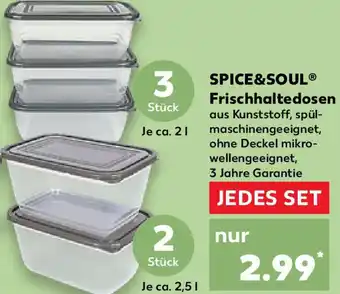 Kaufland SPICE&SOUL Frischhaltedosen Angebot