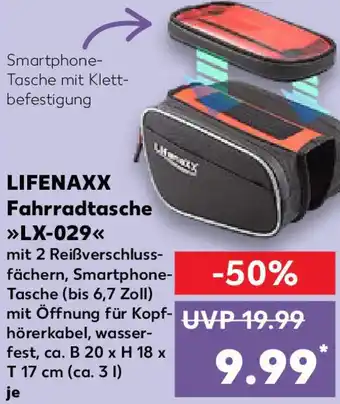 Kaufland LIFENAXX Fahrradtasche LX-029 Angebot
