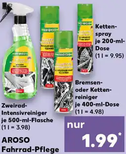 Kaufland AROSO Fahrrad-Pflege Angebot