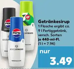 Kaufland Sodastream Getränkesirup Angebot
