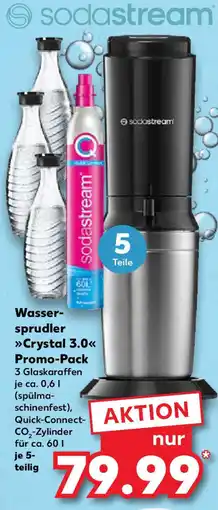 Kaufland Sodastream Wassersprudler Crystal 3.0 Promo Pack Angebot
