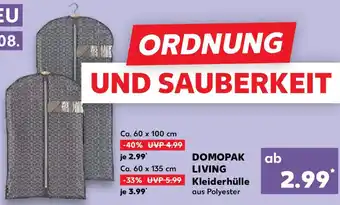 Kaufland DOMOPAK LIVING Kleiderhülle Angebot