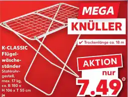 Kaufland K-CLASSIC Flügelwäscheständer Angebot