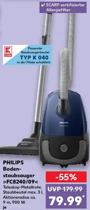 Kaufland PHILIPS Bodenstaubsauger FC8240/09 Angebot