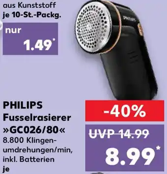 Kaufland PHILIPS Fusselrasierer GC026/80 Angebot