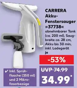 Kaufland CARRERA Akku Fenstersauger 37738 Angebot
