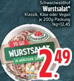 Edeka Schwarzwaldhof Wurstsalat Angebot