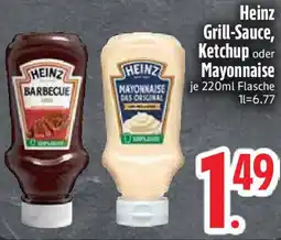 Edeka Heinz Grill-Sauce, Ketchup oder Mayonnaise Angebot