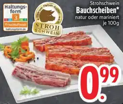 Edeka Strohschwein Bauchscheiben Angebot