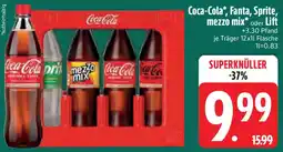 Edeka Coca-Cola, Fanta, Sprite, mezzo mix oder Lift Angebot