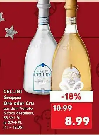 Kaufland Cellini Grappa Oro Oder Cru Angebot