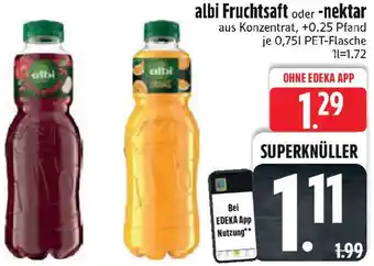 Edeka albi Fruchtsaft oder -nektar Angebot
