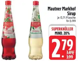 Edeka Mautner Markhof Sirup Angebot