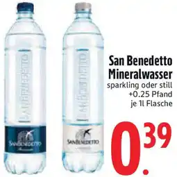 Edeka San Benedetto Mineralwasser Angebot