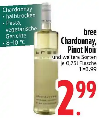 Edeka bree Chardonnay, Pinot Noir Angebot