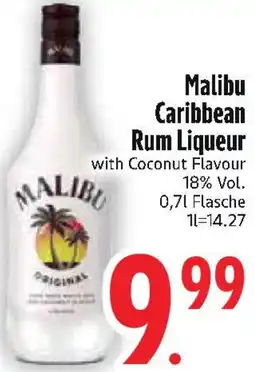 Edeka Malibu Caribbean Rum Liqueur Angebot