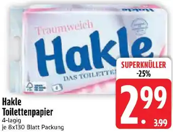 Edeka Hakle Toilettenpapier Angebot
