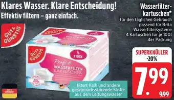 Edeka GUT & GÜNSTIG Wasserfilterkartuschen Angebot