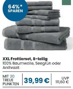 Edeka SCHIESSER XXL Frottierset, 8-teilig Angebot