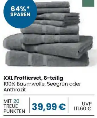 Edeka SCHIESSER XXL Frottierset, 8-teilig Angebot