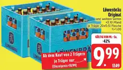 Edeka Löwenbräu Original Angebot