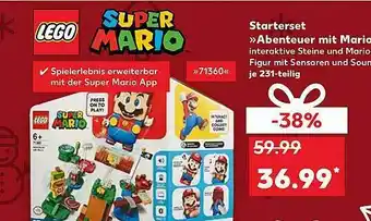 Kaufland Lego Super Mario Starterset  „abenteuer Mit Mario“ Angebot