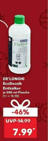 Kaufland De'longhi Ecodecalk Entkalker Angebot