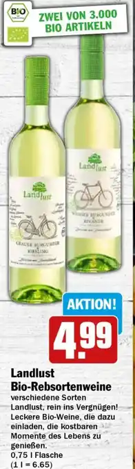 HIT Landlust Bio-Rebsortenweine Angebot