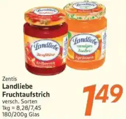 inkoop Zentis Landliebe Fruchtaufstrich Angebot
