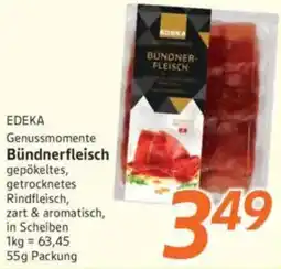 inkoop EDEKA Genussmomente Bündnerfleisch Angebot