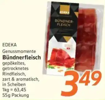 inkoop EDEKA Genussmomente Bündnerfleisch Angebot